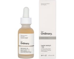 The Ordinary Lactic Acid 5% + HA 2% - Gezichtspeeling serum voor gevoelige huid