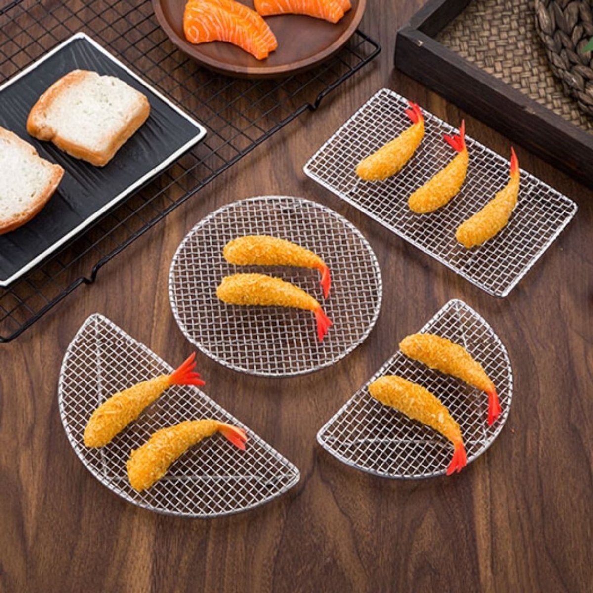 Japanse barbecue grill roestvrijstalen droognet airfryer