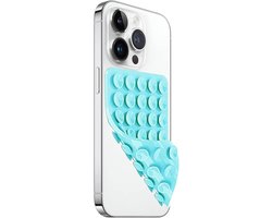 Silicone Suction Cup Telefoonhouders Mint Groen - siliconen telefoonhoes met zuignap - handsfree telefoon grip - silicone telefoonhouder voor iPhone en Android