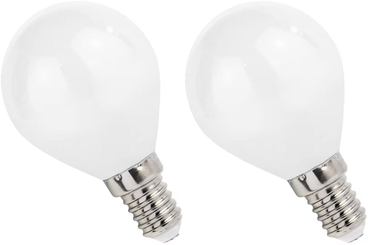 Spectrum LED Lamp E14 4W 230V - 400 Lumen - 2700K Warm wit - Gezellig licht - Energiezuinig - 2 stuks