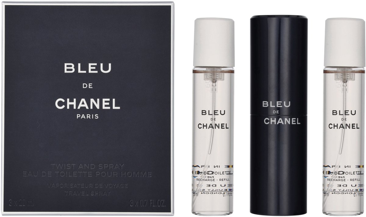 Chanel Bleu de Chanel Geschenkset - Eau de Toilette + 2x Eau de Toilette Refill