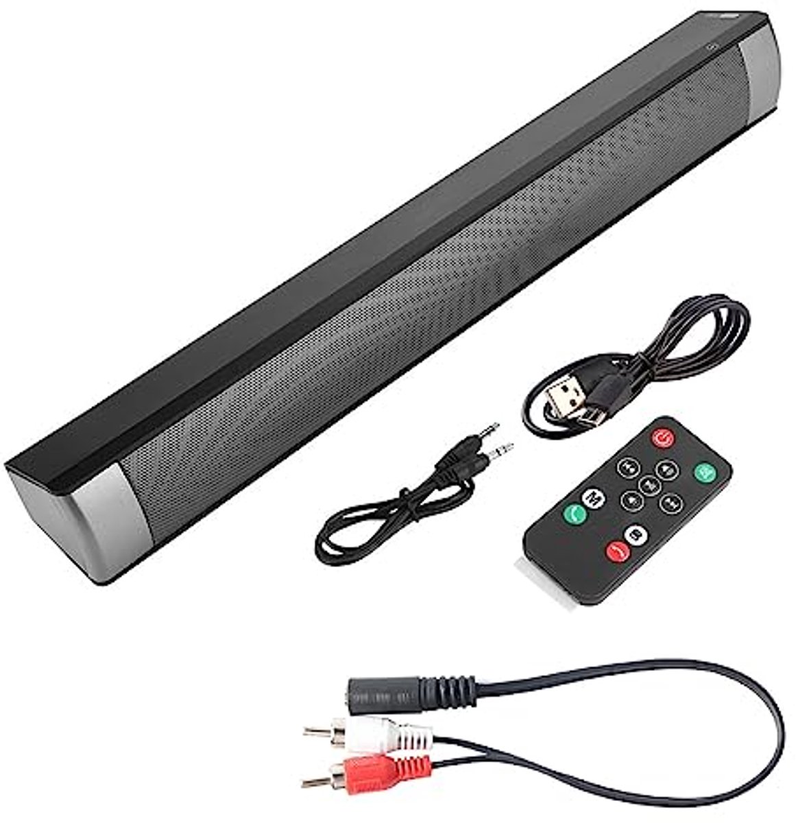 Bluetooth 5.0 soundbar met draadloze stereo subwoofer,