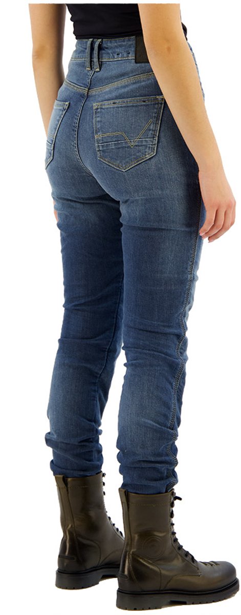 REV'IT! Victoria 2 Ladies SF Classic Blauw Used Motorjeans - Maat L32/W36 - Broek – foto 6