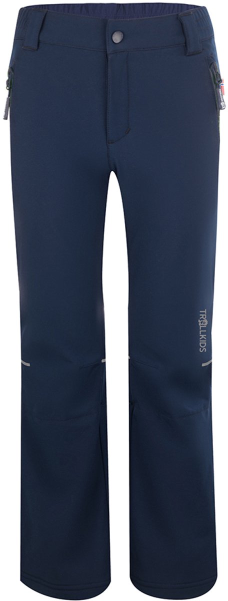 Trollkids Hemsedal Softshell Broek Blauw 122 cm Jongens,Meisjes