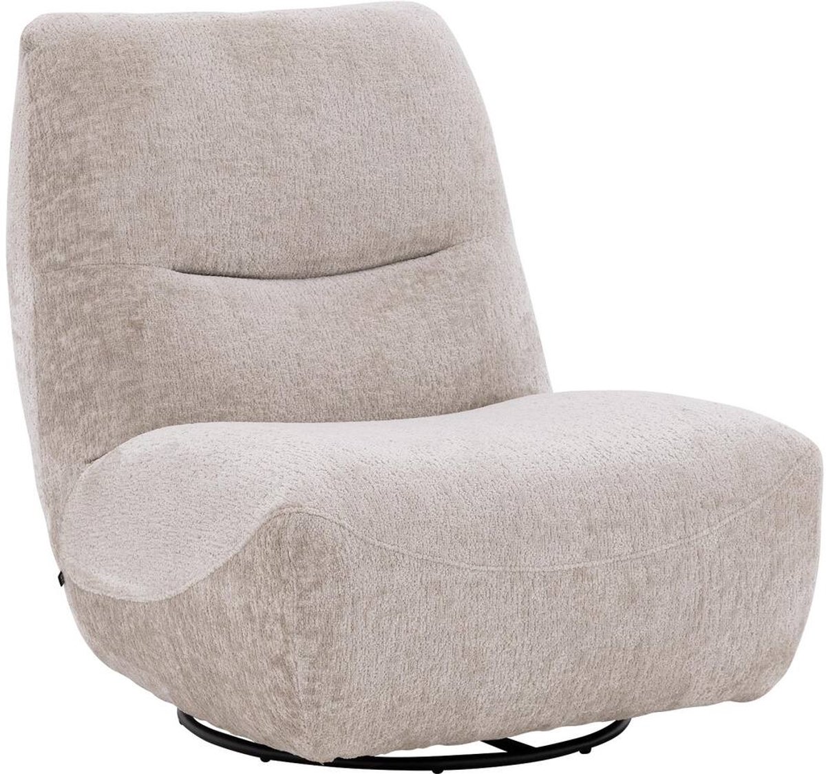 Goossens Fauteuil Ivy - Stof - Beige