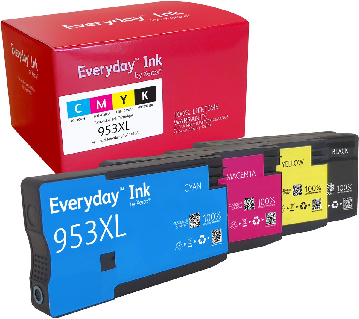 Everyday™ Multipack Inkt van Xerox is compatibel met HP HP953XL (HP953XL MULTIPACK), Hoge capaciteit