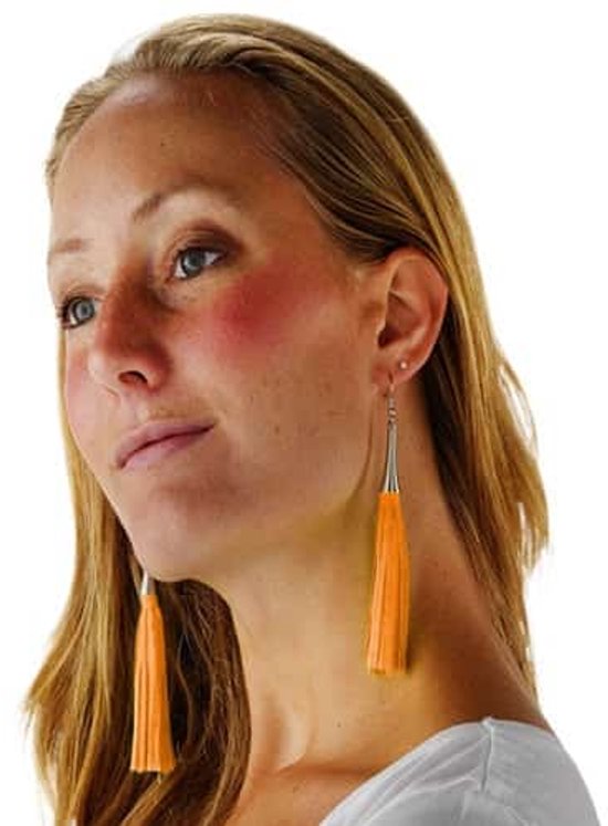 Boucles d'oreilles orange