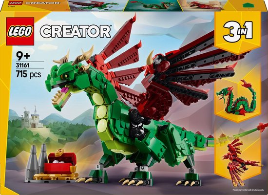 LEGO Creator 3en1 Dragon médiéval - 31161