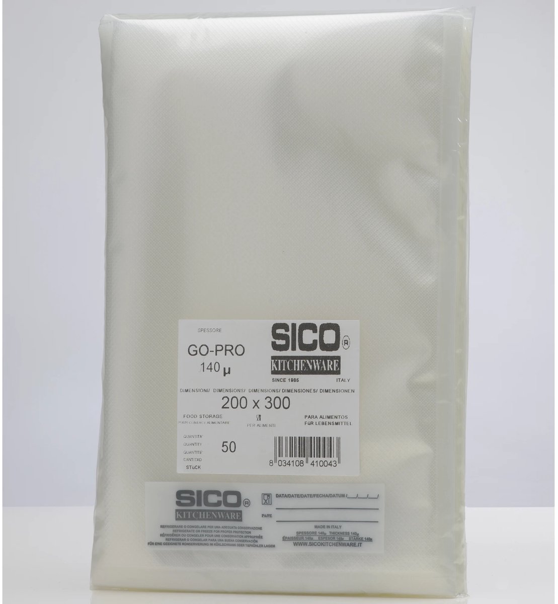 SICO vacuümzakken 200x300 mm 50 stuks