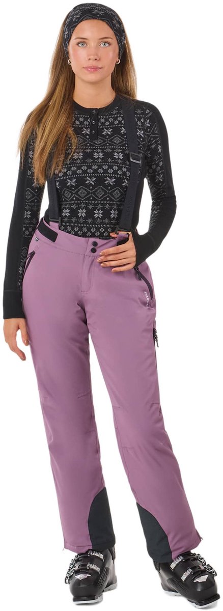 Swedemount Cervinia Ski Pants II – Ski broek voor dames Dk. Mauve/dk. Plum