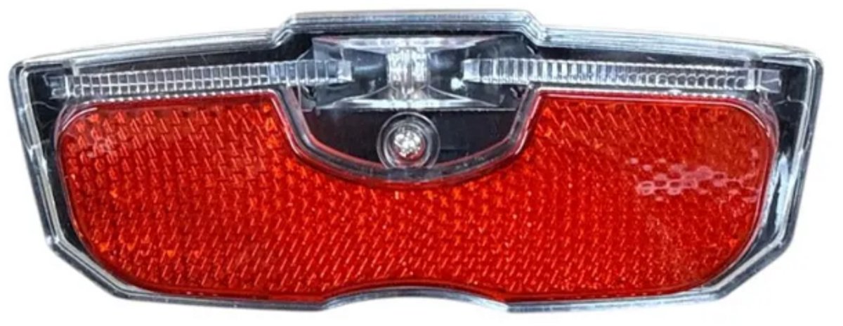 Rieba LED achterlicht voor fiets inclusief batterijen 80 mm
