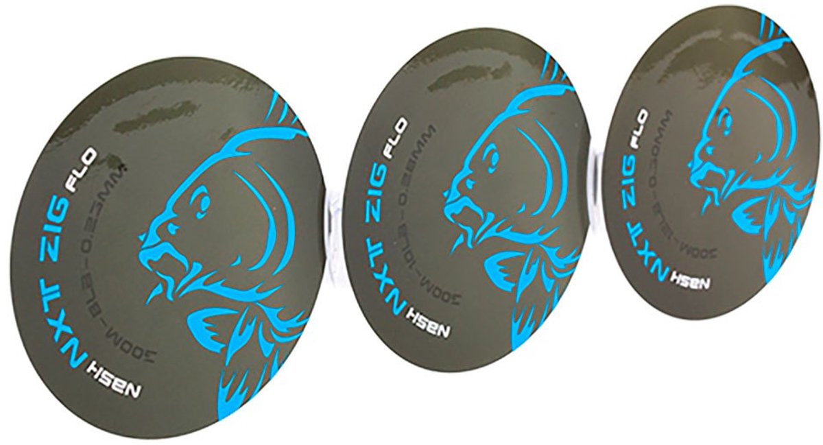 Nash Nxt Zig Flo Karperlijn 300 M Groen 0.350 mm
