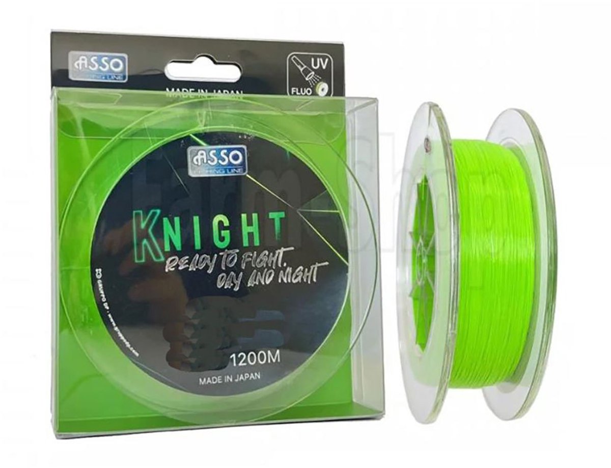 Asso Knight 1200 M Monofilament Transparant 0.185 mm