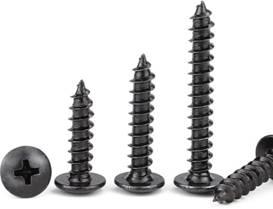QUARKZMAN 25 stuks #10 - 24x1/2 inch machineschroeven Phillips
