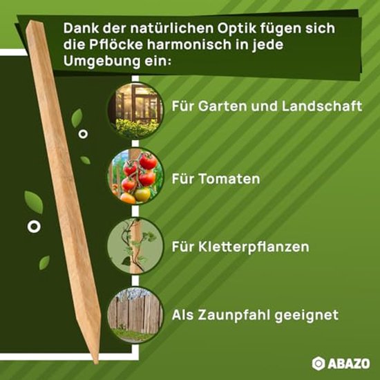 Houten Palen 250 Cm Te Koop voor Tuin en Terras