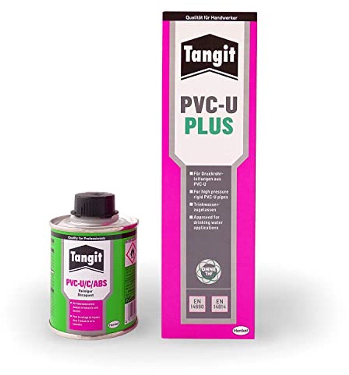 PVC-U PLUS Lijm en U/C/ABS Reiniger Set voor Drukleidingsystemen | Waterbestendig | PVC Reparatieset
