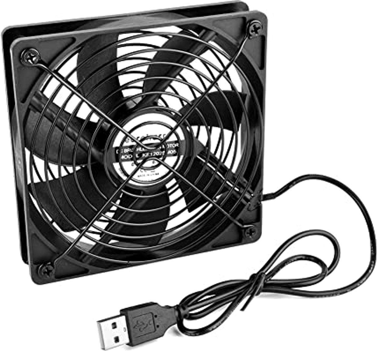 Stille USB Ventilator 120mm voor PC, TV en Gaming Apparatuur