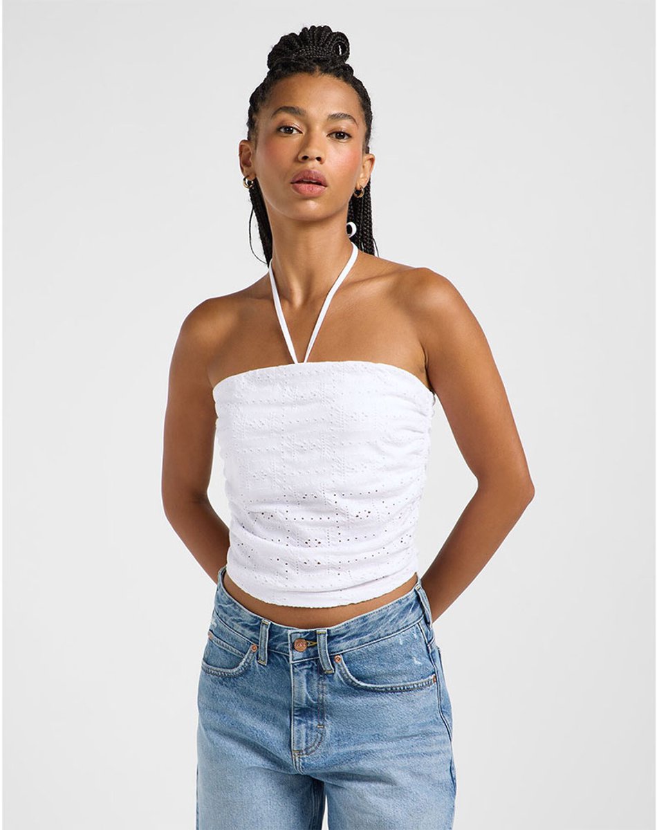 Lee Tube Top Zonder Mouwen S Vrouw Wit