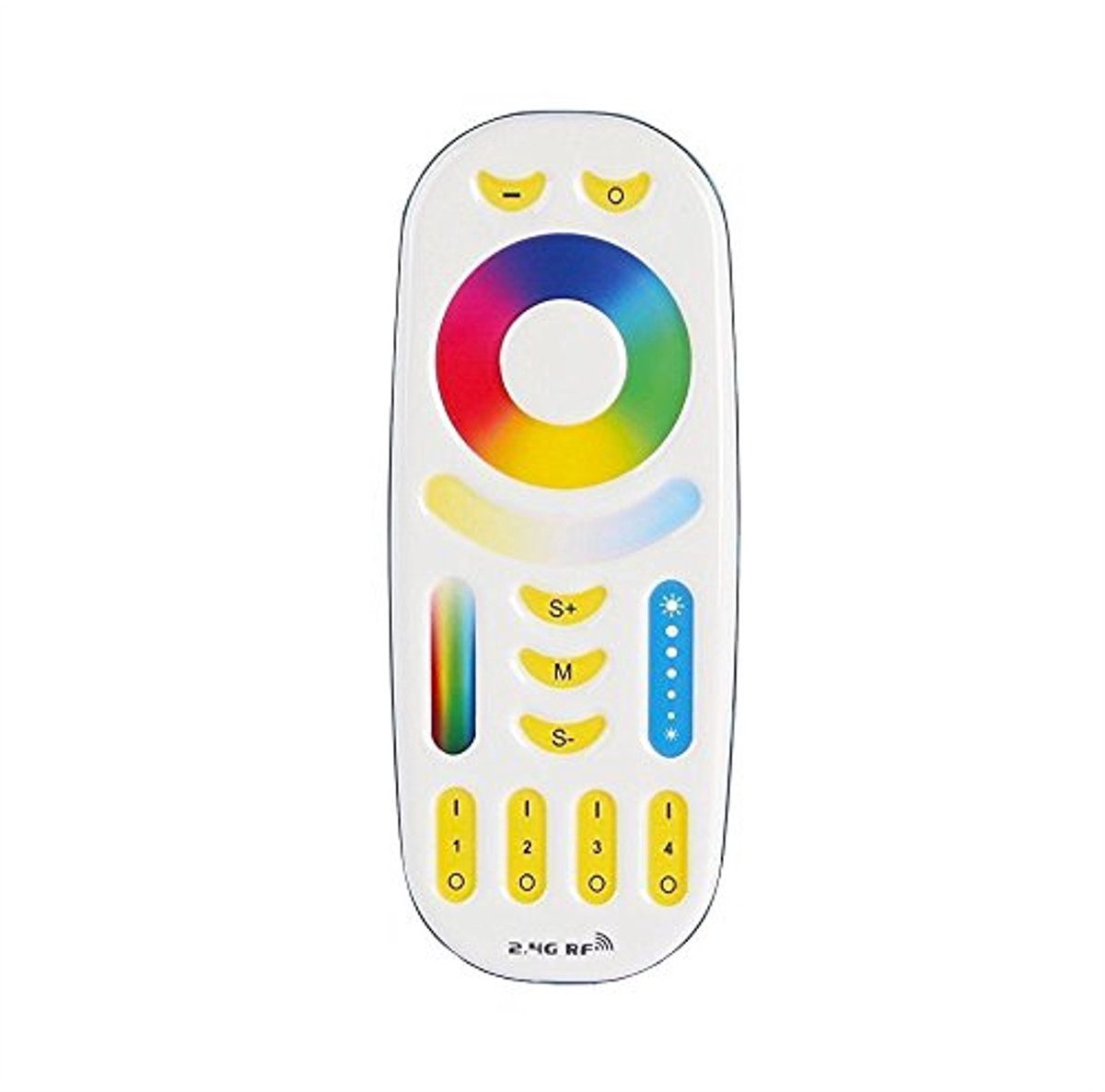 RGB+CCT Afstandsbediening voor Draadloze LED-Controllers en WiFi-lampen