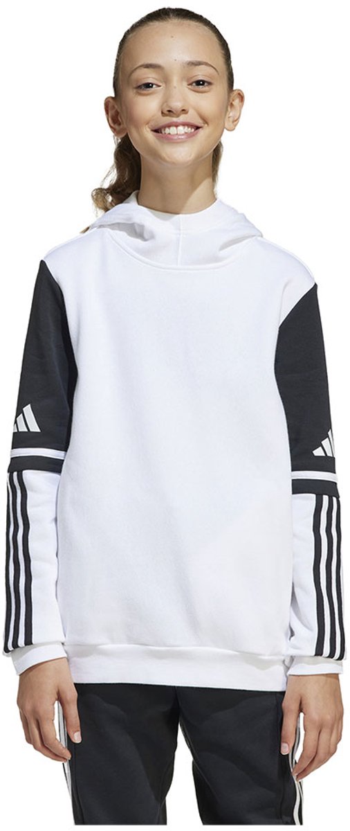 Adidas Squadra 25 Hoodie Wit 13-14 Years Jongens,Meisjes
