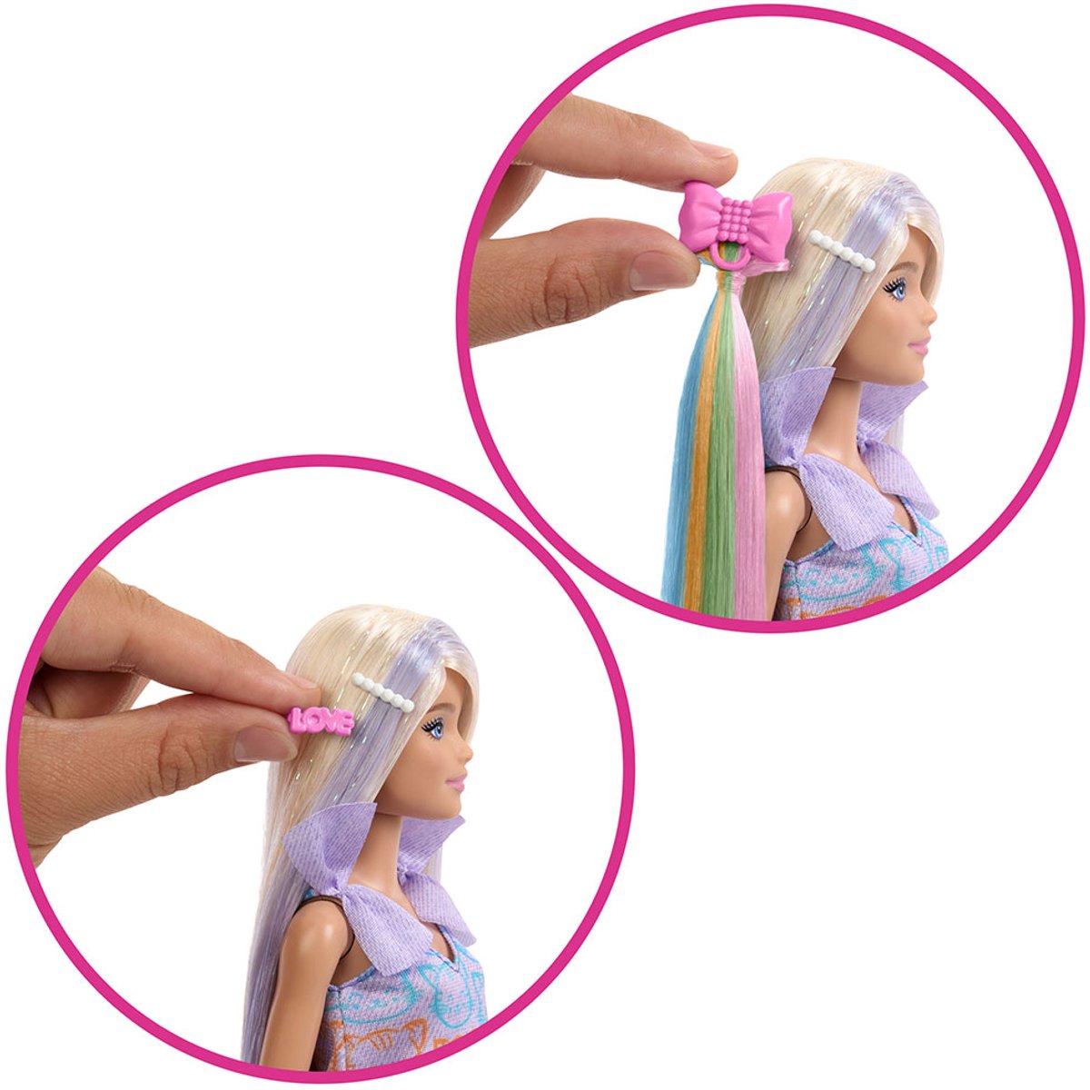 Barbie Fun & Fancy Pop - Blonde Modepop met Extra Lang Haar en 2 Looks — afbeelding 9