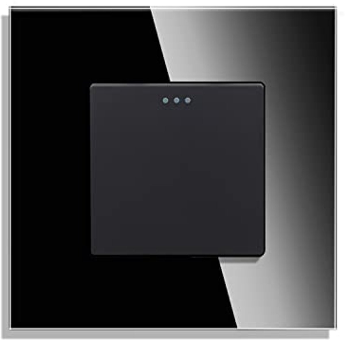 Moderne Glazen Wandlichtschakelaar - 1 Voudig, 10A 250V - Minimalistisch Design