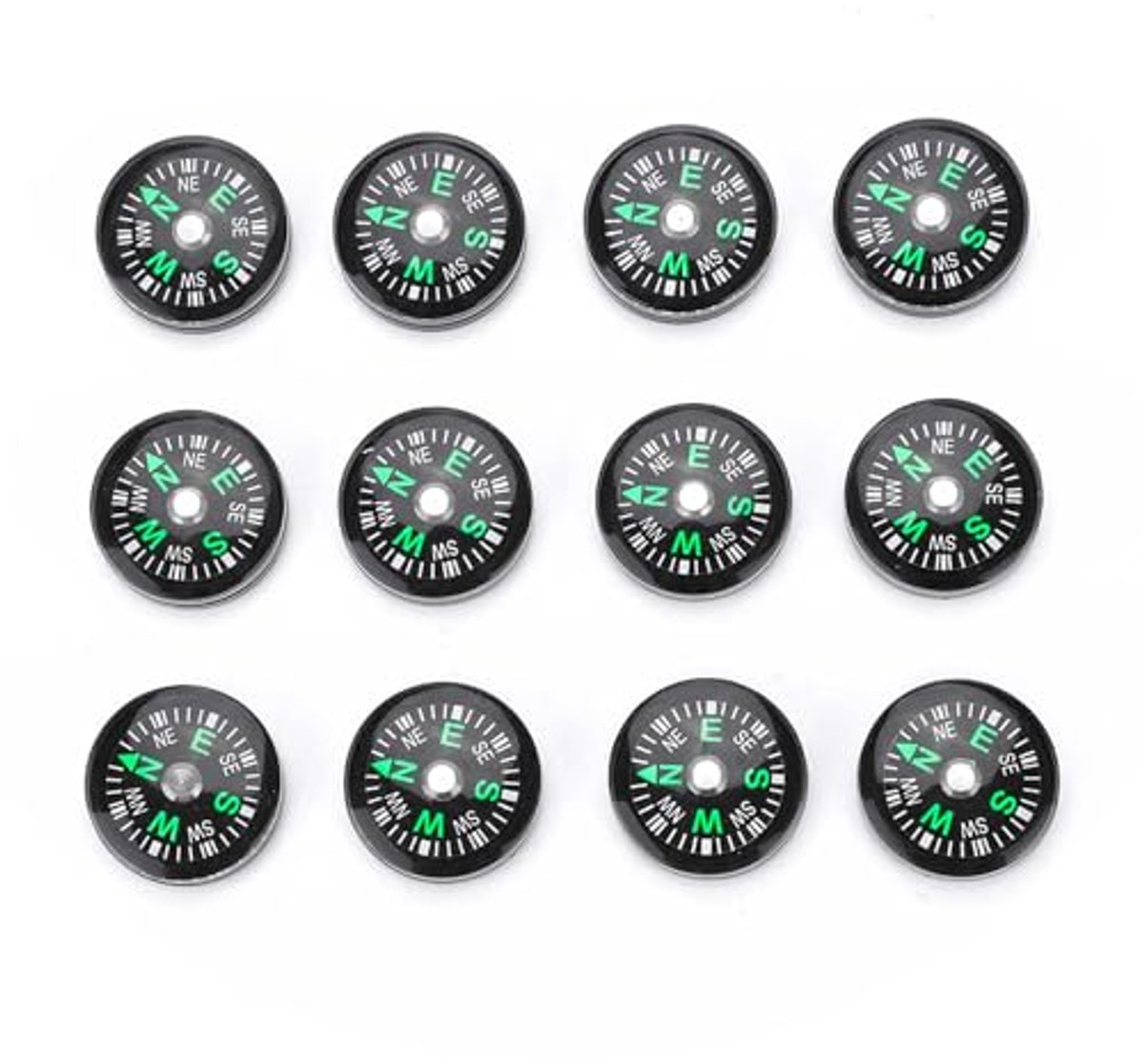 20 Mm Kompas voor Buitenactiviteiten en Survival