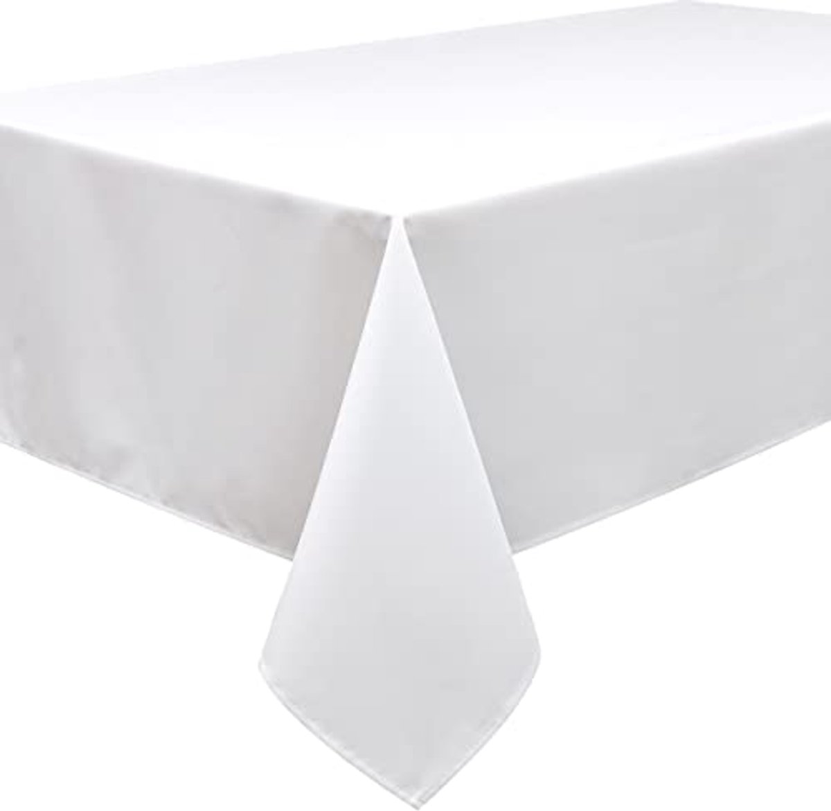 Tafelkleed Polyester 150 x 300 cm - Onderhoudsvriendelijk Effen Wit