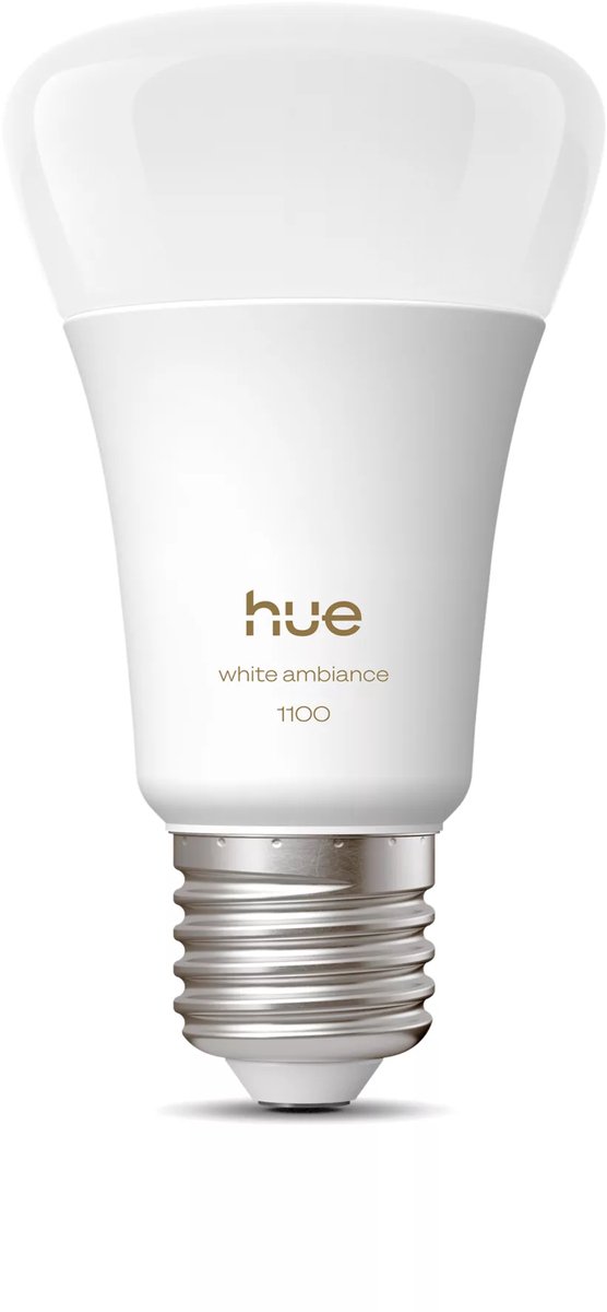 Philips Hue Slimme LED A60 lamp, Warm tot koel wit licht, E27 Fitting – foto 3