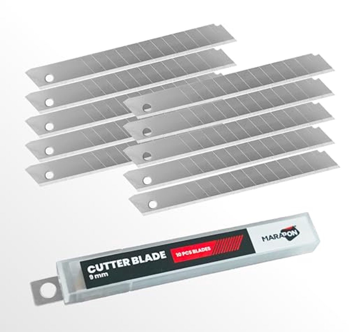 Nauwkeurige Snijmessen 9 mm - Set van 10 Reservemesjes voor Cutter