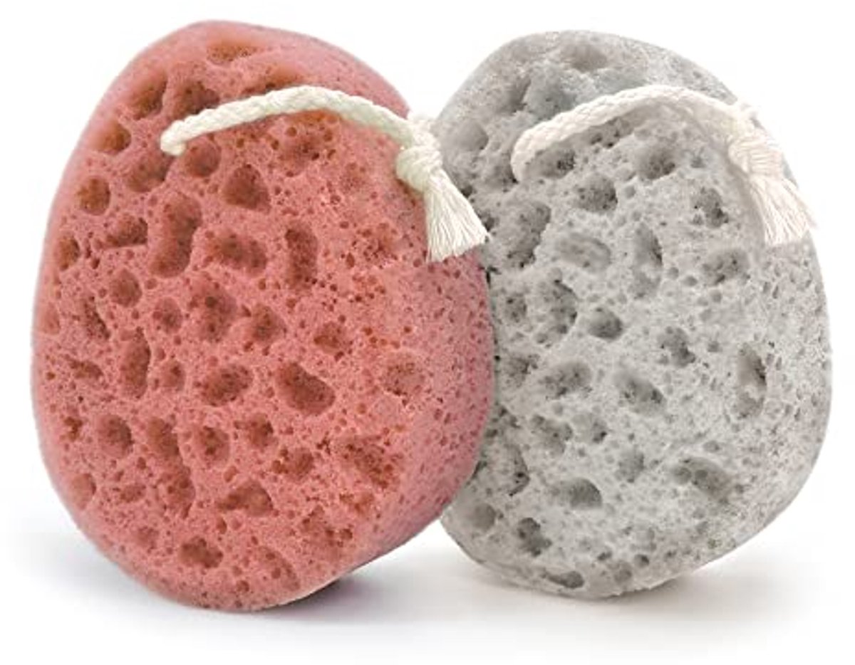 Diepe Reiniging Loofah Spons voor Bad en Douche - Set van 2