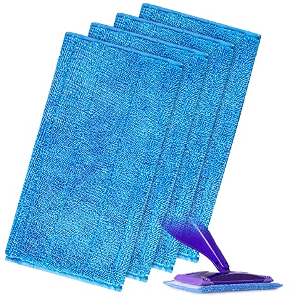 Herbruikbare Microvezel Dweilen - 4 Verwisselbare Dweilmoppen voor Swiffer