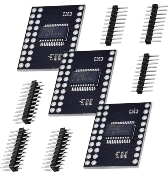 16-bit I/O expander module met I2C seriële interface voor Arduino - 3 ...