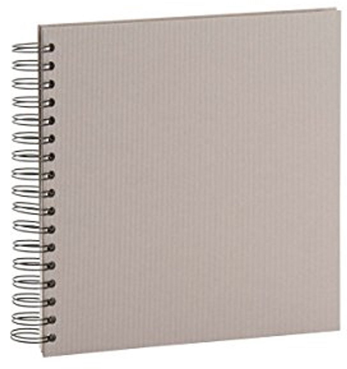Fotoalbum 230 x 230 mm met 60 pagina's in taupe kleur