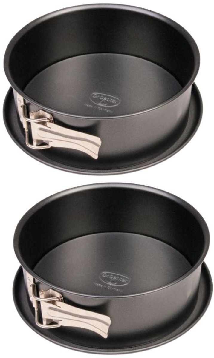 Set van 2 springvormen met scharnier 18 cm Dr.Oetker Tradition