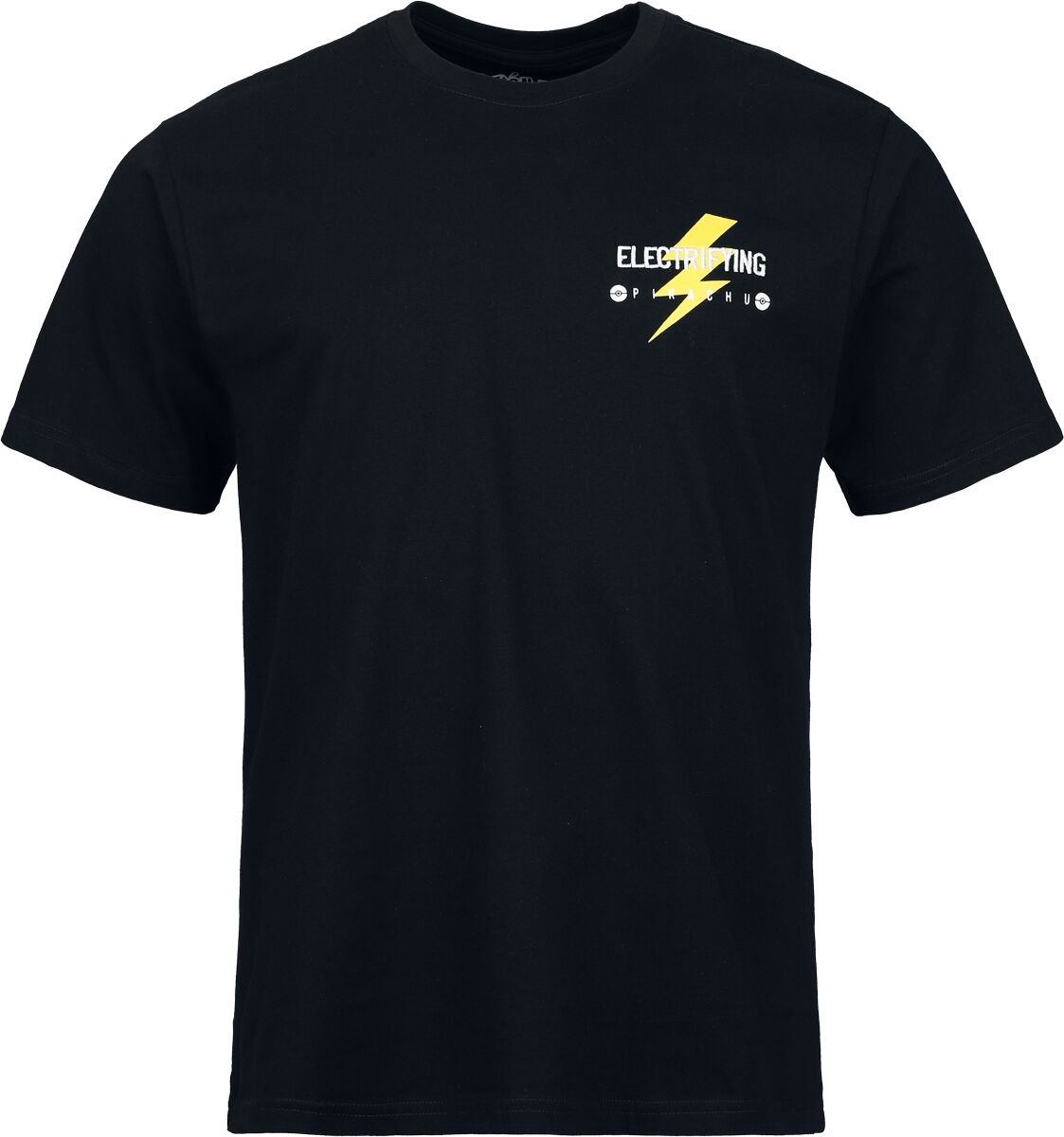 Pokémon - Pikachu T-shirt - Electrifying Art - Zwart - S
