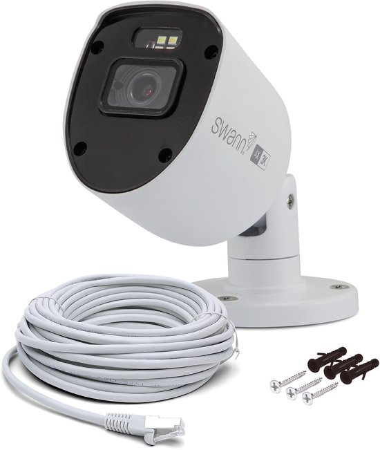 Swann AdvancedX 5MP Series - Beveiligingscamera's - Add-On Camera - 3K Ultra HD - Spotlight Bullet w Mic Add-On IP Camera - 1 Pack van Merkloos — afbeelding 2