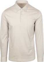 Desoto Longsleeve Poloshirt Essential Beige - Maat XL - Heren