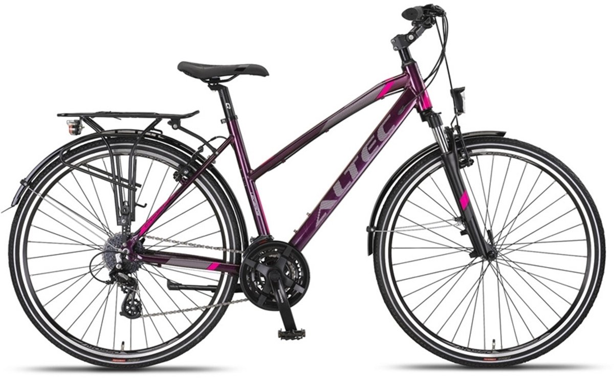Altec Damesfiets Legarda 28 Inch 49 cm Dames 24V V-Brakes Paars