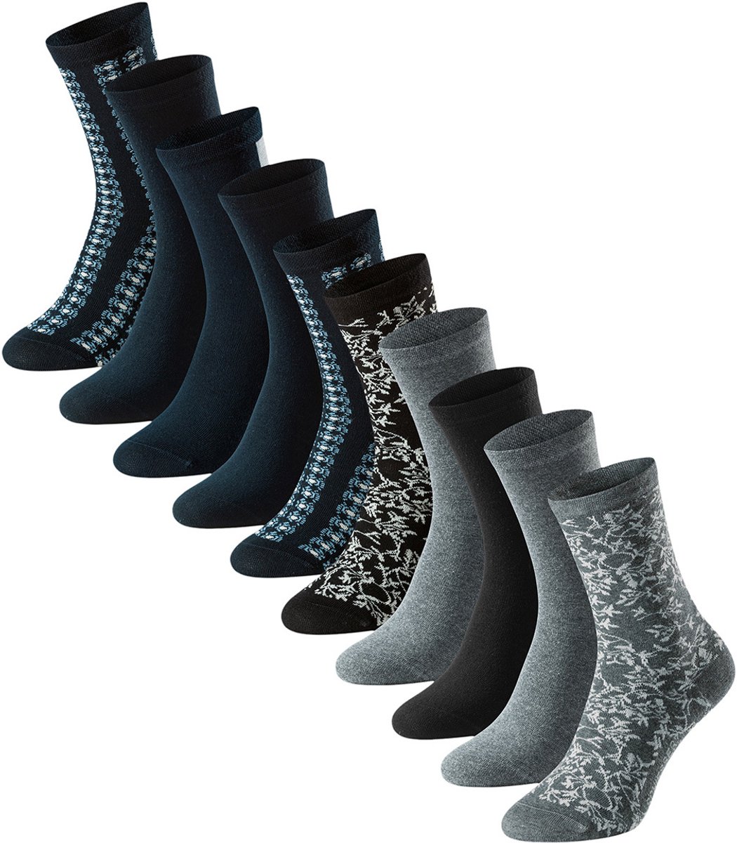 Schiesser Dames sokken 10 pack Bluebird