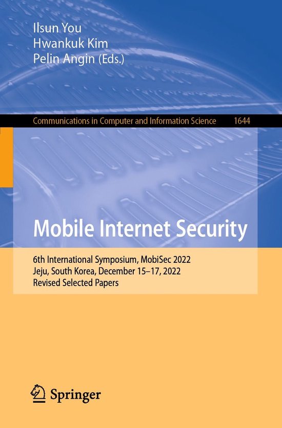 Springer Nature Proceedings Computer Science - Mobile Intern ... - cover