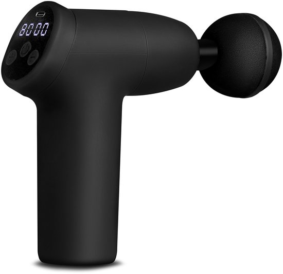 Spokey STILO Massage Gun 24W Zwart met 20 - Spokey - €65,99