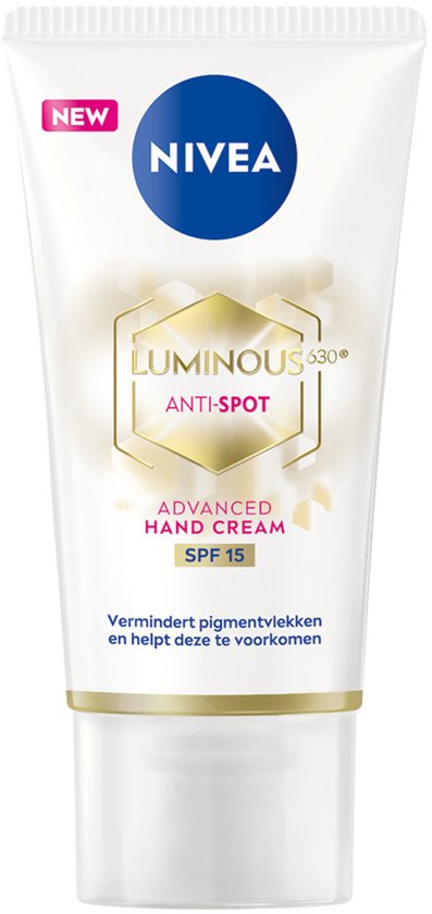 NIVEA Luminous 630 Anti-spot Advanced handcrème met THIAMIDOL en SPF 15.