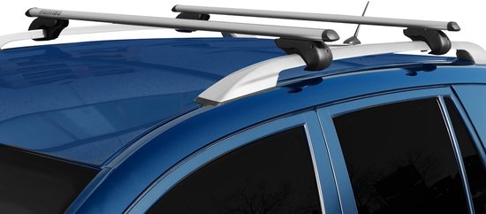 Dakdragers geschikt voor Ford Grand C-Max 2010-2019 Menabo Brio XL zilver