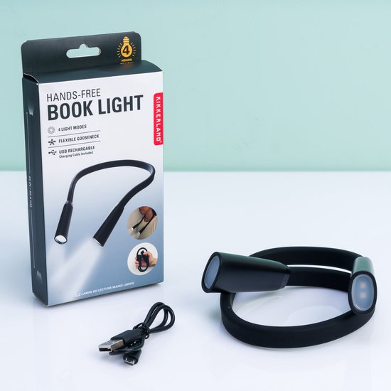 Lampe e-book Hands libres Kikkerland