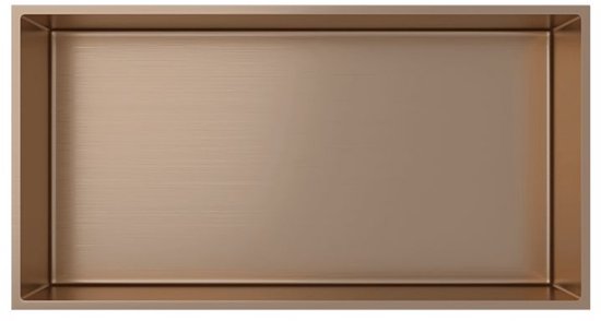 Niche encastrée ALONI – 30x60x7 cm – cuivre brossé
