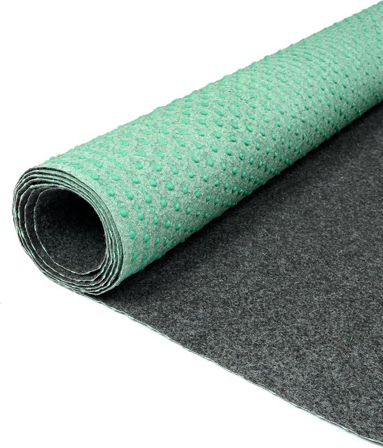 MDEKOR Kunstgrastapijt voor buiten, kunstgras, weerbestendig, grastapijt per meter groen 120x200 cm, balkon vloerbedekking waterdoorlatend met drainage 200 cm breed in echt gazon optiek