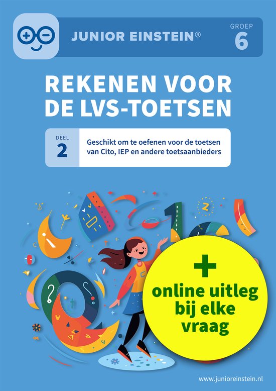 Rekenen voor de LVS-toetsen 2 groep 6 - cover