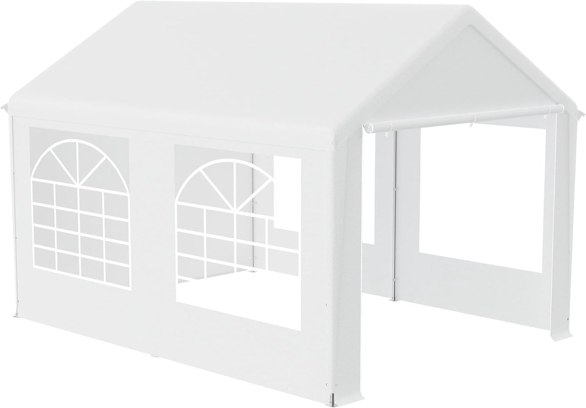Partytent 3 x 4 m - Waterdicht Paviljoen voor Buiten Feesten met Zijpanelen