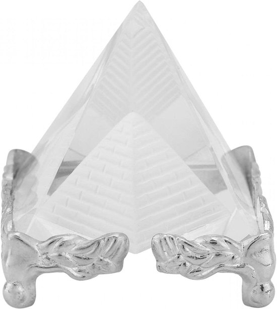 Figurine pyramide en cristal créative - Décoration pyramide égyptienne pour la maison ou le bureau